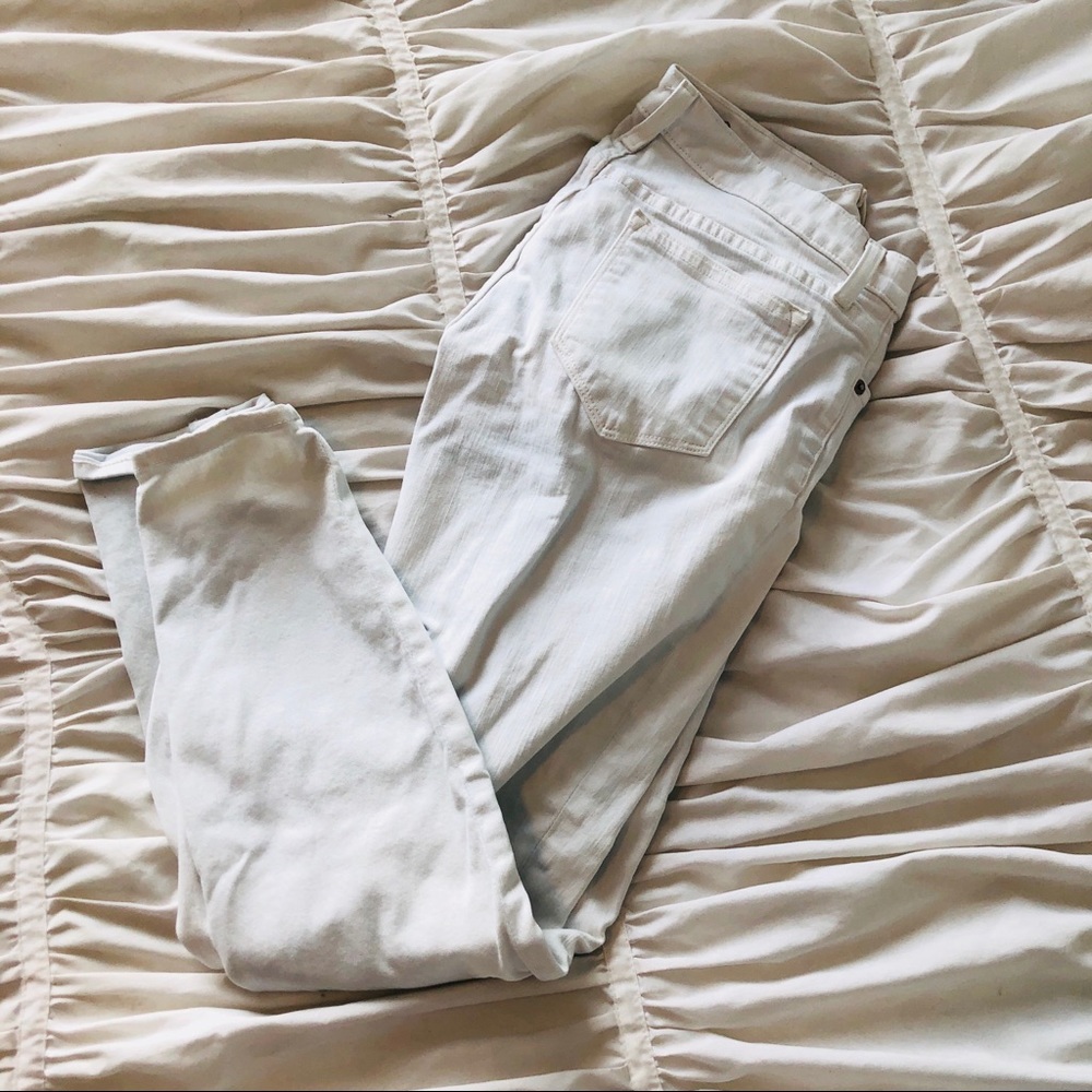 J. Crew White Skinny Jeans